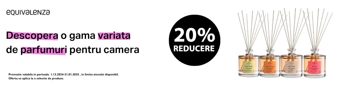 Equivalenza 20% Reducere Decembrie-Ianuarie