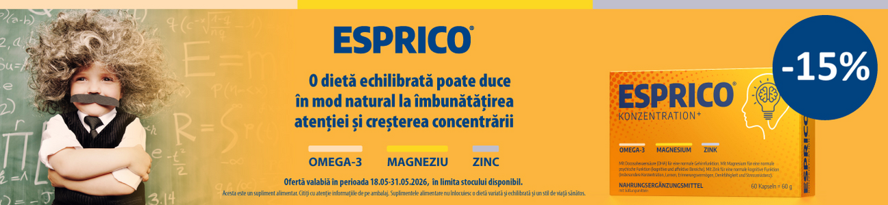 Esprico 15% Reducere Mai