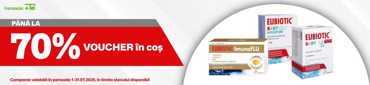 Eubiotic Pana la 70% Voucher in cos Iulie
