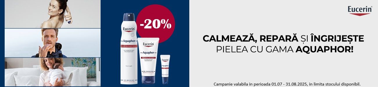 Eucerin 20% Reducere Iulie-August