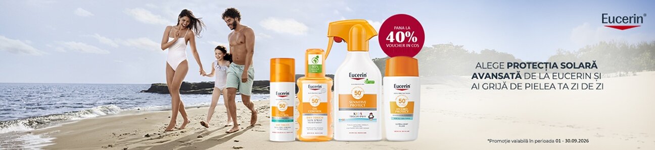 Eucerin Sun Pana La 40% Voucher In Cos Septembrie