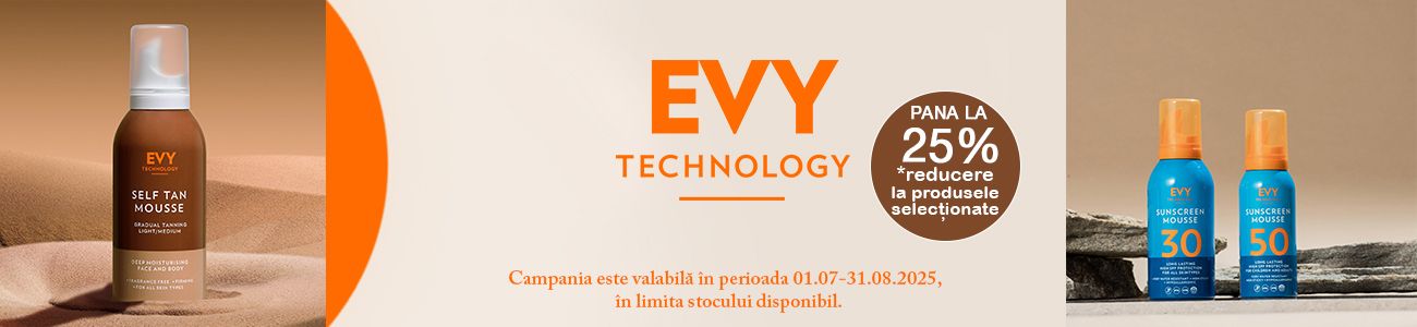 Evy Technology Pana la 25% Reducere Iulie-August
