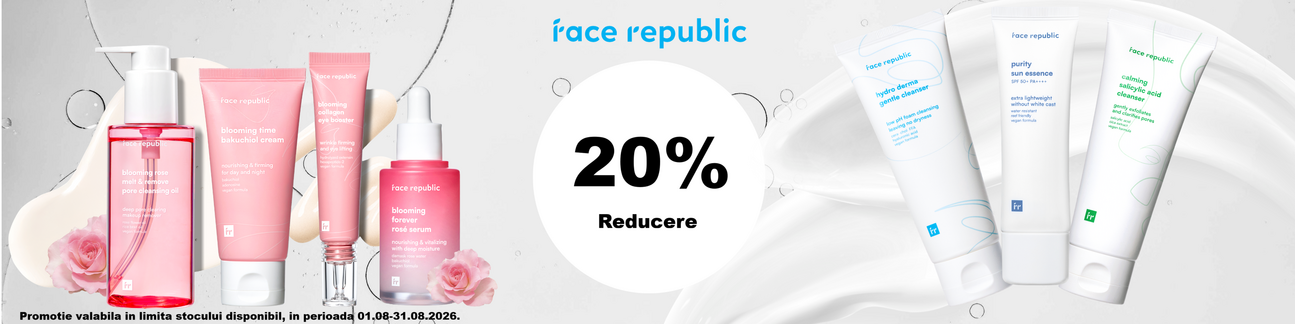 Face Republic 20% Reducere August