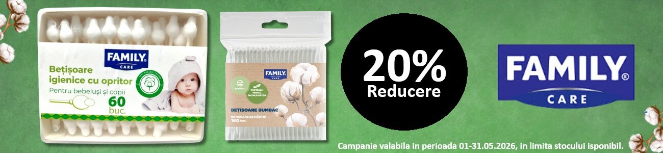 Family Care 20%  Reducere Mai