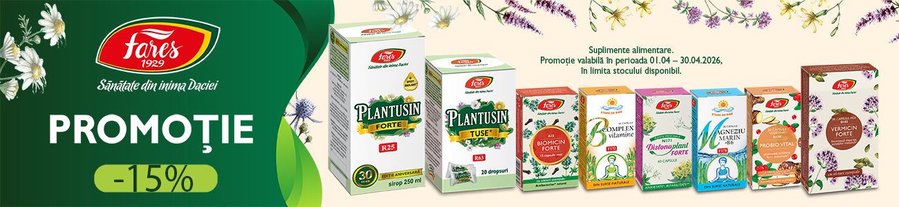 Fares 15% Reducere Aprilie