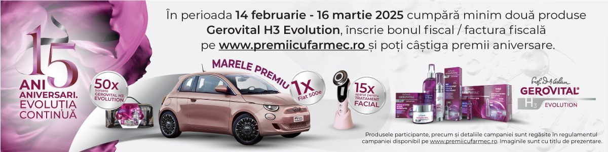 Farmec 15 ani Februarie-Martie