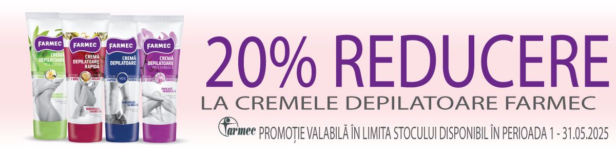 Farmec Depilare 20% Reducere Mai