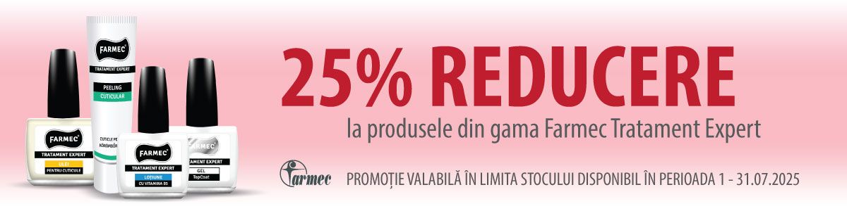 Farmec Expert 25% Reducere Iulie