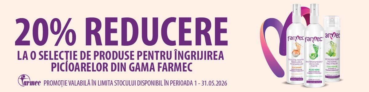 Farmec Picioare 20% Reducere Mai