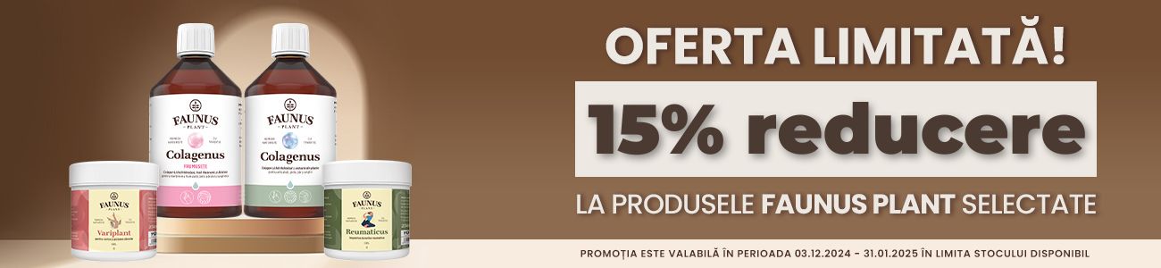 Faunus 15% Reducere Decembrie-Ianuarie