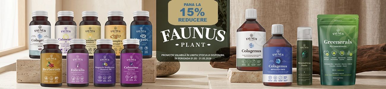 Faunus Pana la 15% Reducere Mai