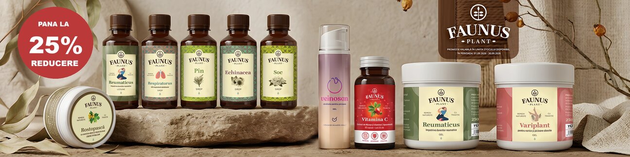 Faunus Pana la 25% Reducere Septembrie