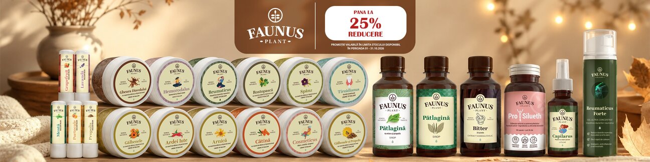 Faunus Plant Pana la 25% Reducere Octombrie