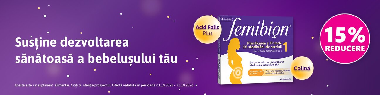 Femibion 15% Reducere Octombrie