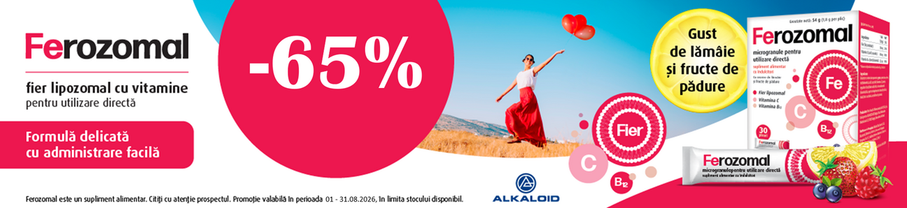 Ferozomal 65% Reducere August