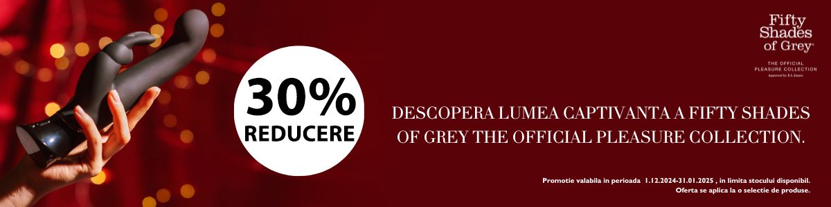 Fifty Shades Of Grey 30% Reducere Decembrie-Ianuarie