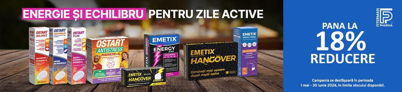 Fiterman Pana la 18% Reducere Mai-Iunie (Emetix si Ostart)