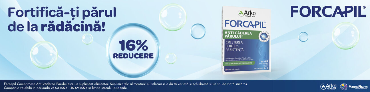 Forcapil 16% Reducere August-Septembrie