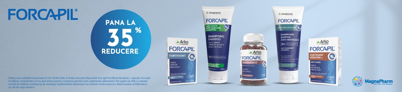 Forcapil Pana la 35% Reducere Mai-Iunie