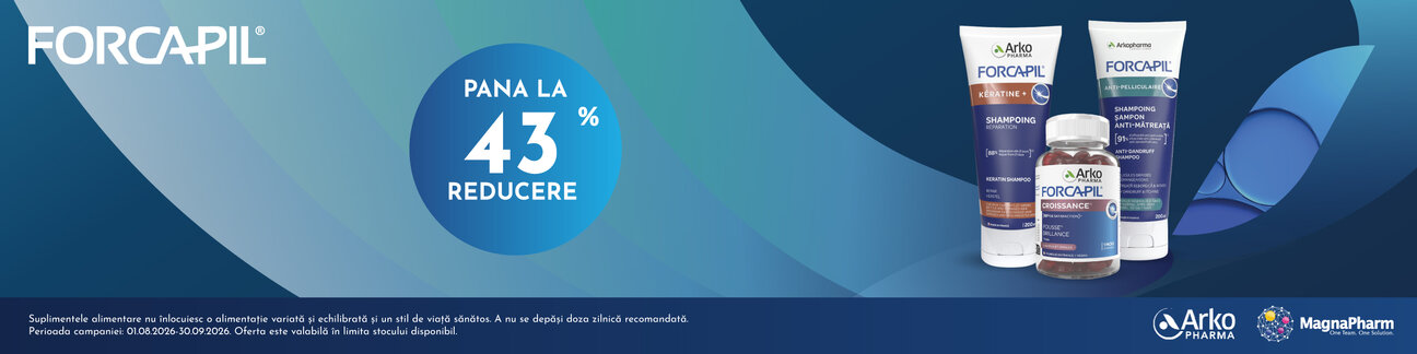 Forcapil Pana la 43% Reducere August-Septembrie