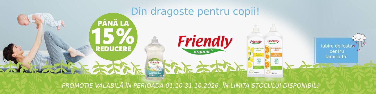 Friendly Pana la 15% Reducere Octombrie