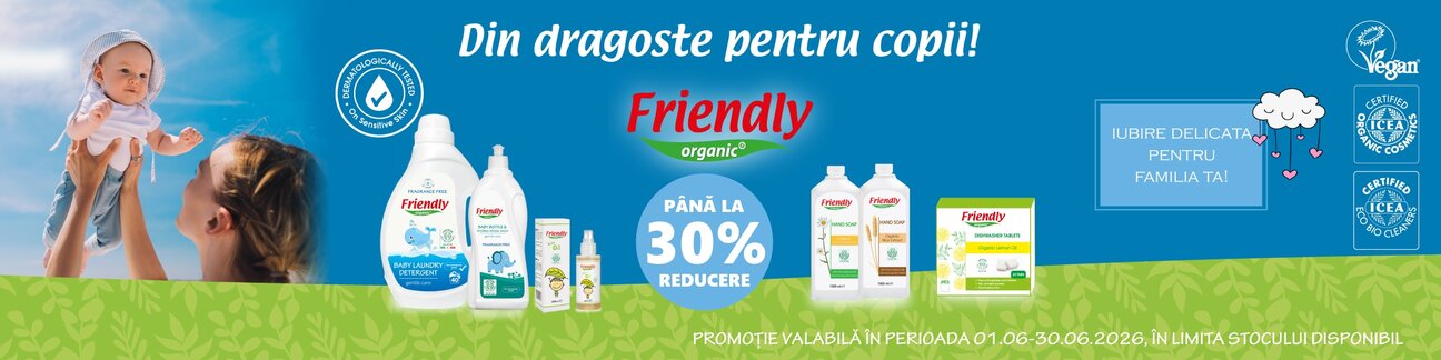 Friendly Pana la 30% Reducere Iulie