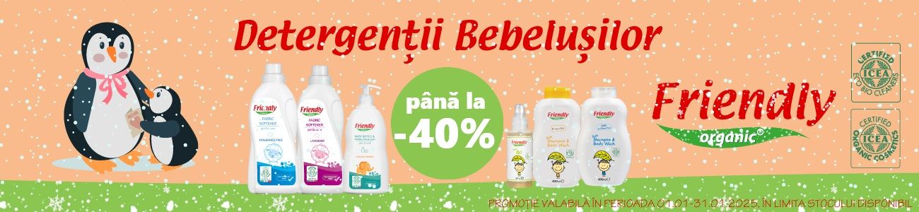 Friendly Pana la 40% Reducere Ianuarie