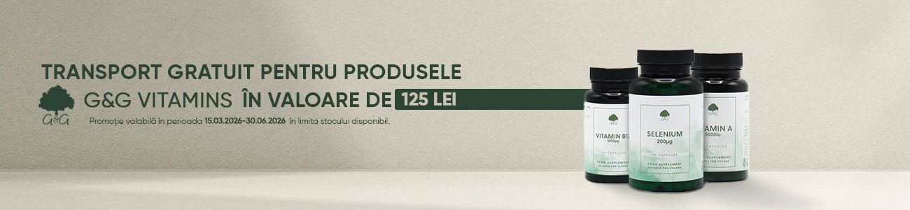 G&G Vitamins Transport gratuit Martie-Iunie