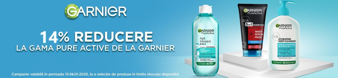 Garnier 14% Reducere Ianuarie