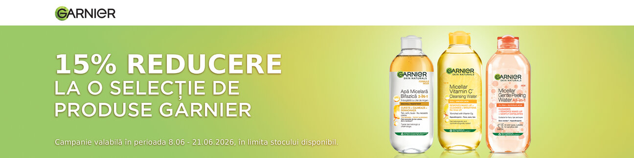 Garnier 15% Reducere Iunie