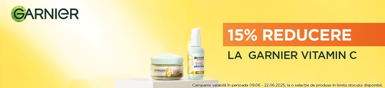 Garnier 15% Reducere Iunie