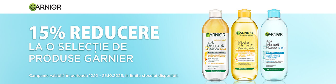 Garnier 15% Reducere Octombrie
