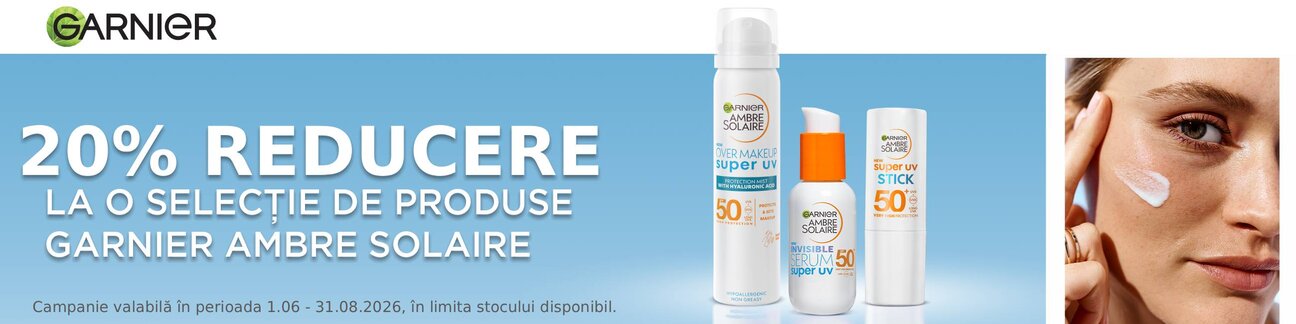 Garnier Ambre Soliare 20% Reducere Iunie-August