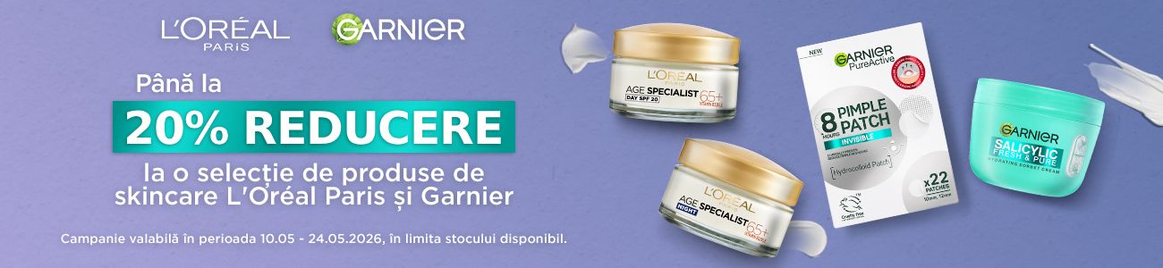 Garnier LOreal Pana la 20% Reducere Mai