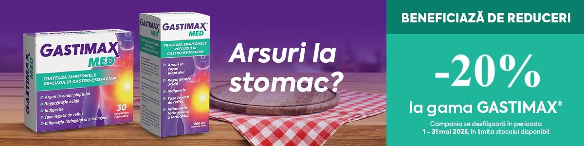 Gastimax 20% Reducere Mai