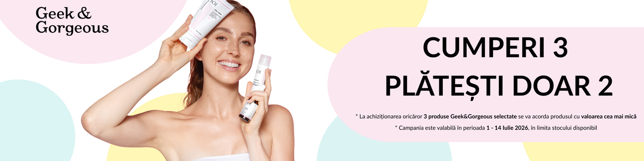 Geek & Gorgeous Cumperi 3, Platesti 2 Zorii Reducerilor