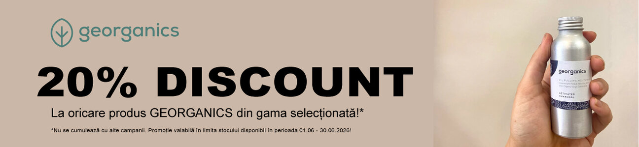 Georganics 20% Reducere Iunie