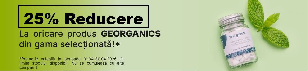 Georganics 25% Reducere Aprilie