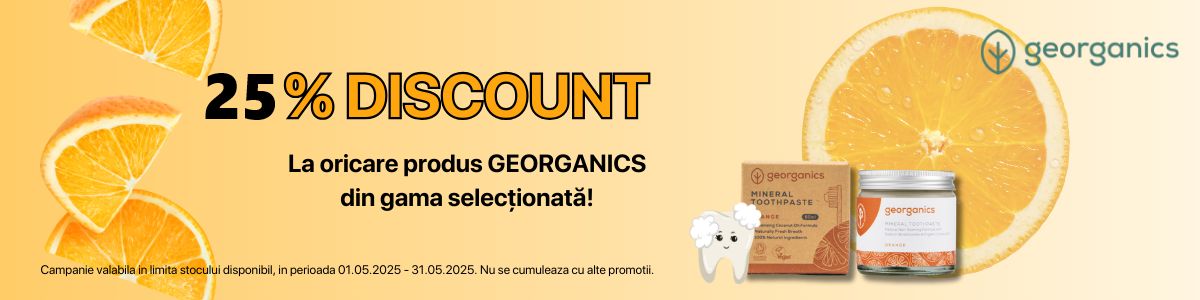 Georganics 25% Reducere Mai