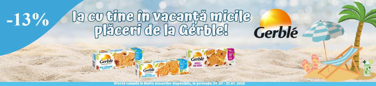 Gerble 13% Reducere Iulie