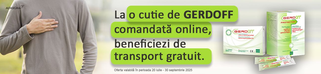 Gerdoff Transport Gratuit Iulie-Septembrie