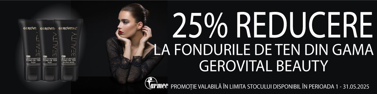 Gerovital Beauty 25% Reducere Mai