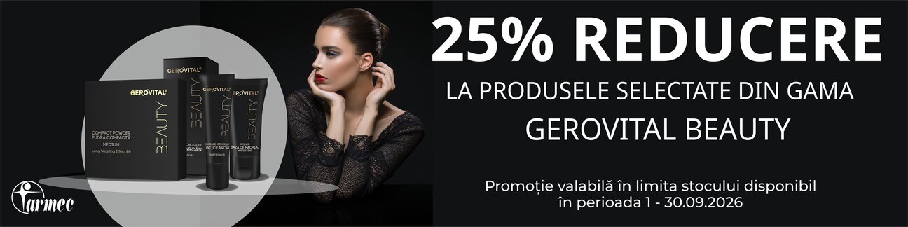 Gerovital Beauty 25% Reducere Septembrie