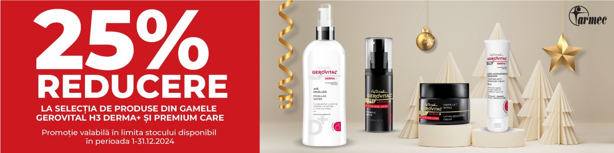 Gerovital Derma 25% Reducere Decembrie