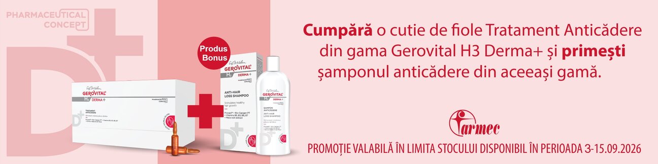 Gerovital GH3 Derma+ Produs Bonus Septembrie