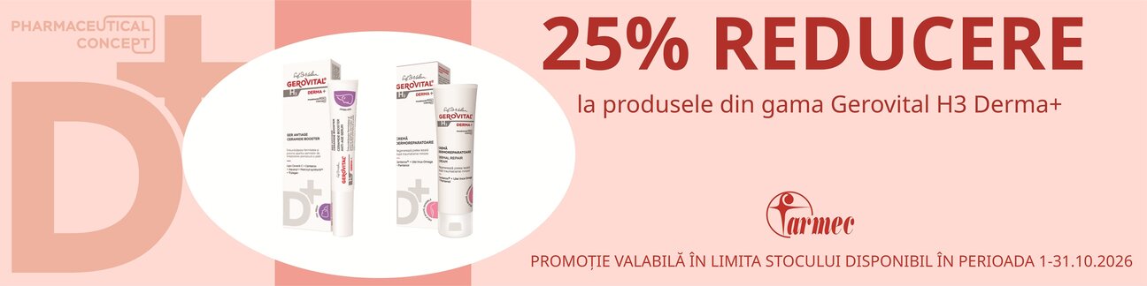 Gerovital H3 Derma+ 25% Reducere Octombrie
