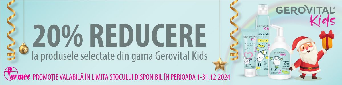 Gerovital Kids 20% Reducere Decembrie