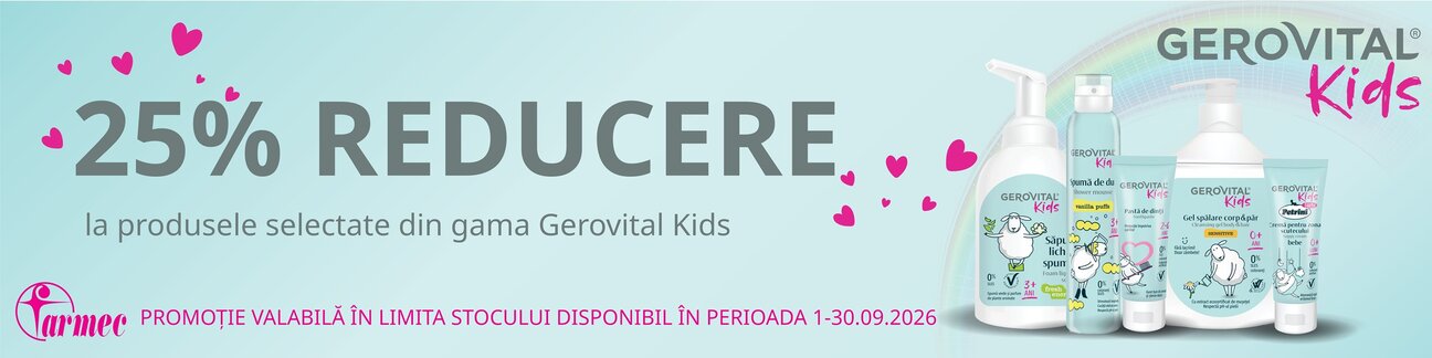 Gerovital Kids 25% Reducere Septembrie