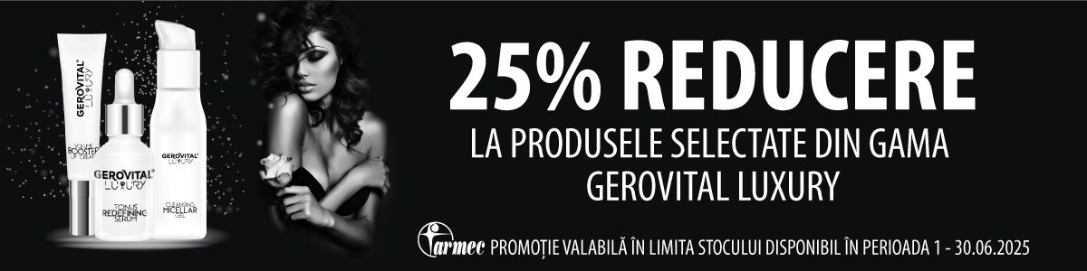 Gerovital Luxury 25% Reducere Iunie
