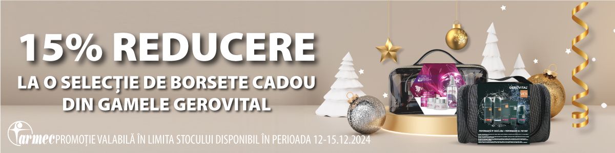 Gerovital Pachete 15% Reducere Decembrie